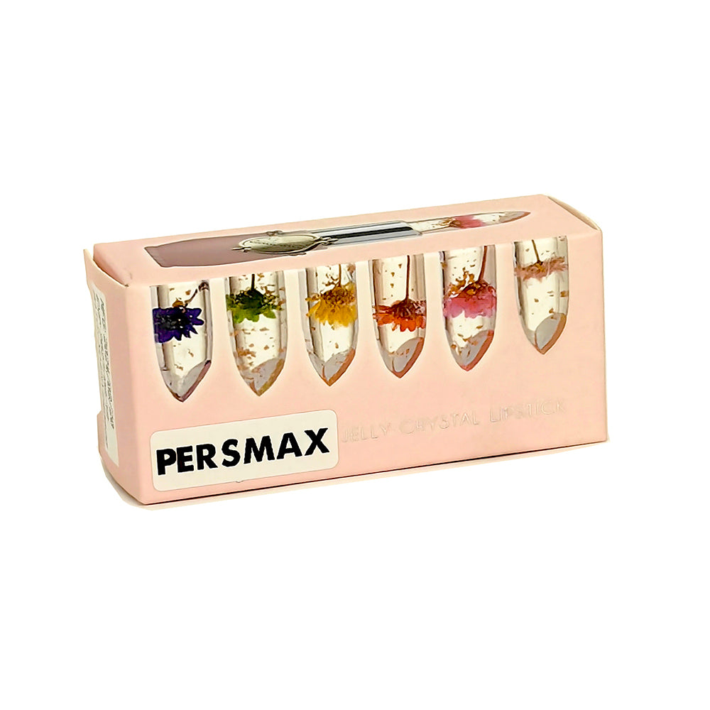 PERSMAX Lip Glosses Jelly Crystal Lipstick Cosmetics