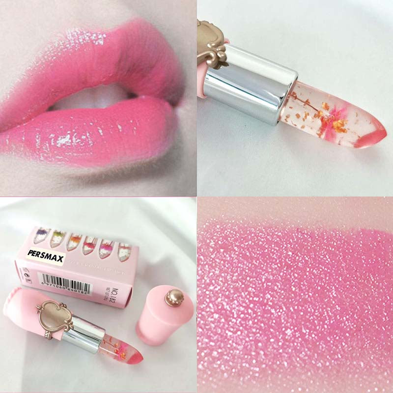 PERSMAX Lip Glosses Jelly Crystal Lipstick Cosmetics