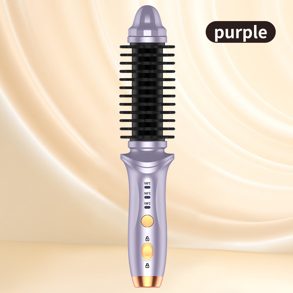 PERSMAX Electric combs,new wireless curling hair brush rechargeable home multi-function straight curling dual-purpose no hair damage big wave curling comb - PERSMAX