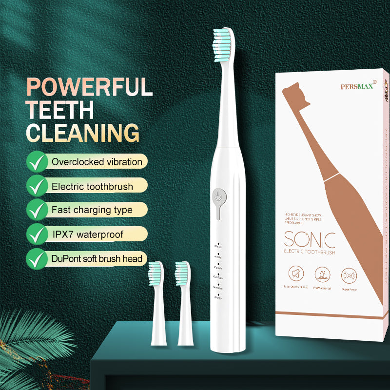 PERSMAX |White Powerful Electric Toothbrush - PERSMAX