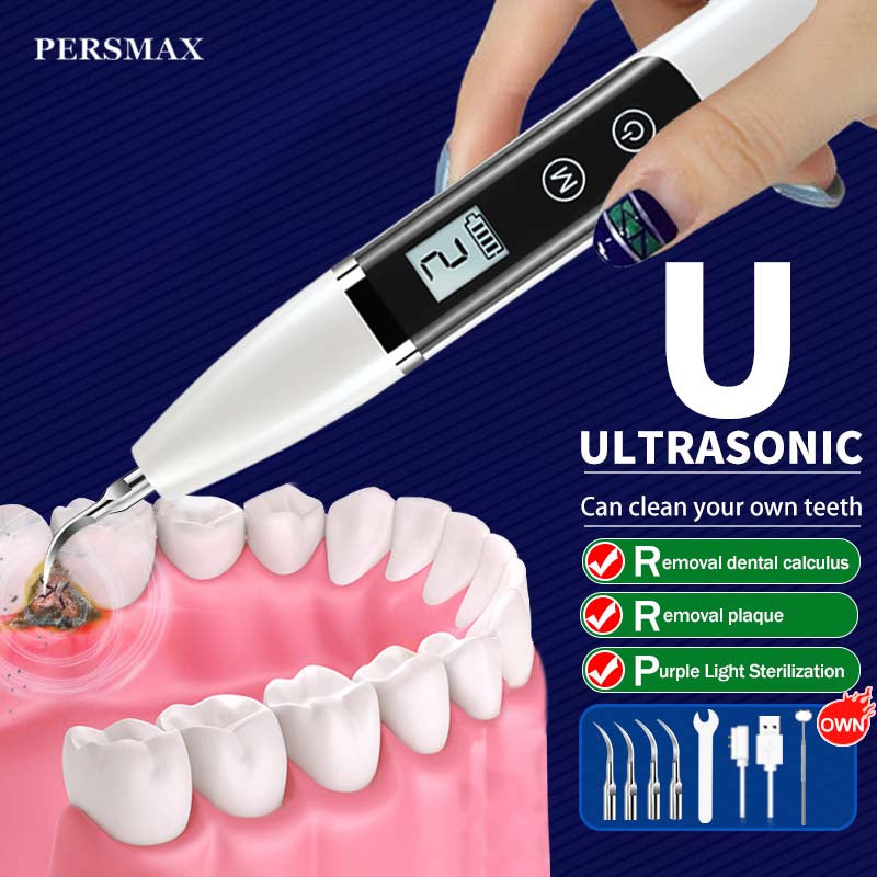 PERSMAX |White High Power Ultrasonic Dental Calculus Remover 2500Ah - PERSMAX