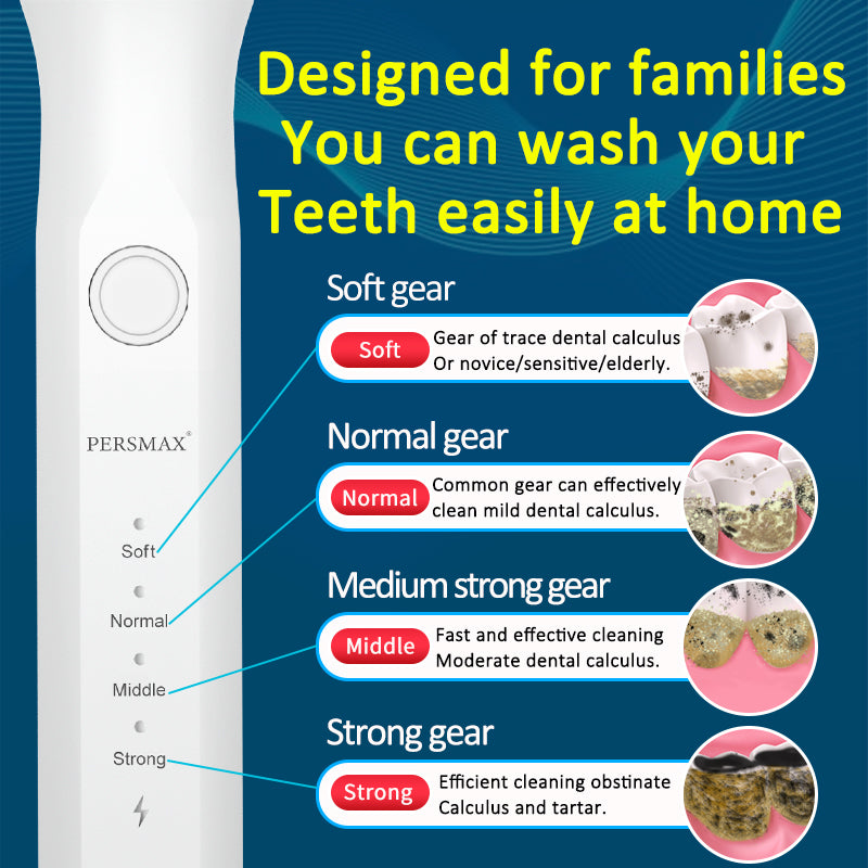 PERSMAX |White High Power Ultrasonic Dental Calculus Remover 1000Ah - PERSMAX