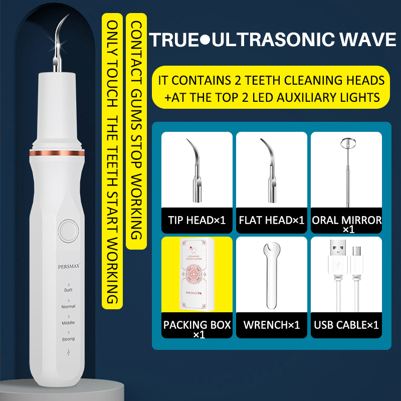 PERSMAX |White High Power Ultrasonic Dental Calculus Remover 1000Ah - PERSMAX