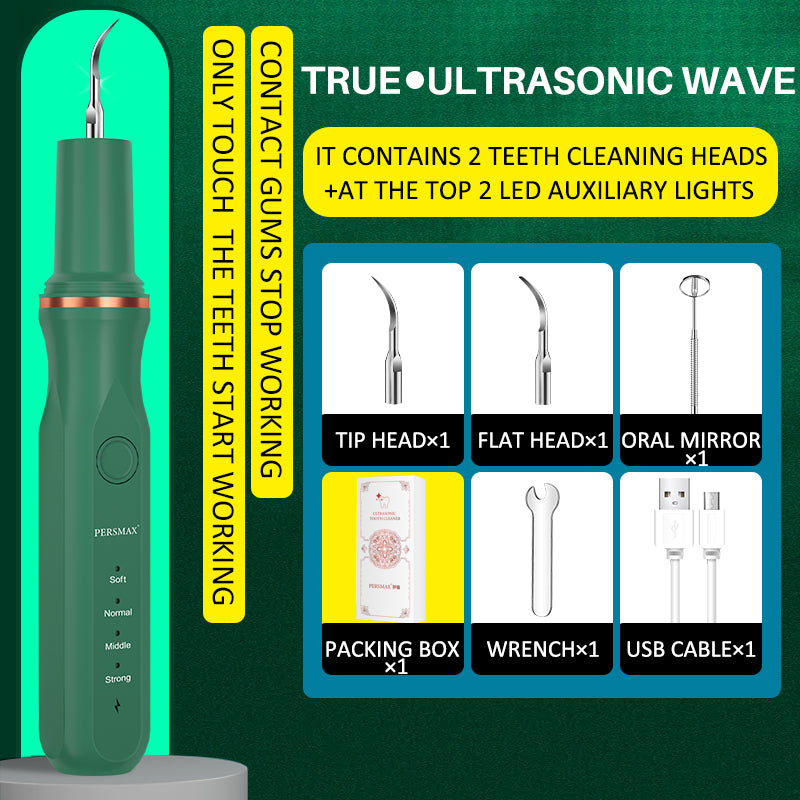 PERSMAX |Green High Power Ultrasonic Dental Calculus Remover 1000Ah - PERSMAX