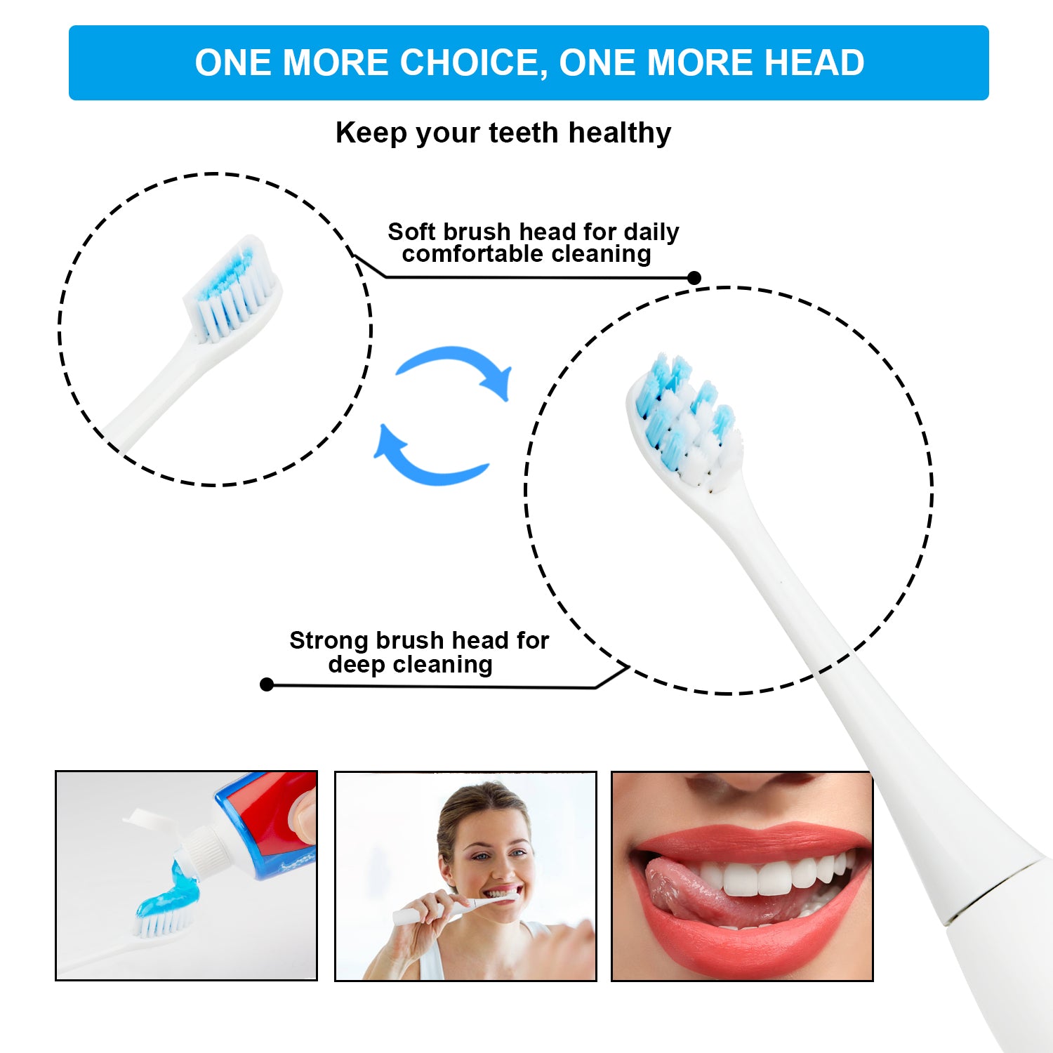 white electric dental calculus remover