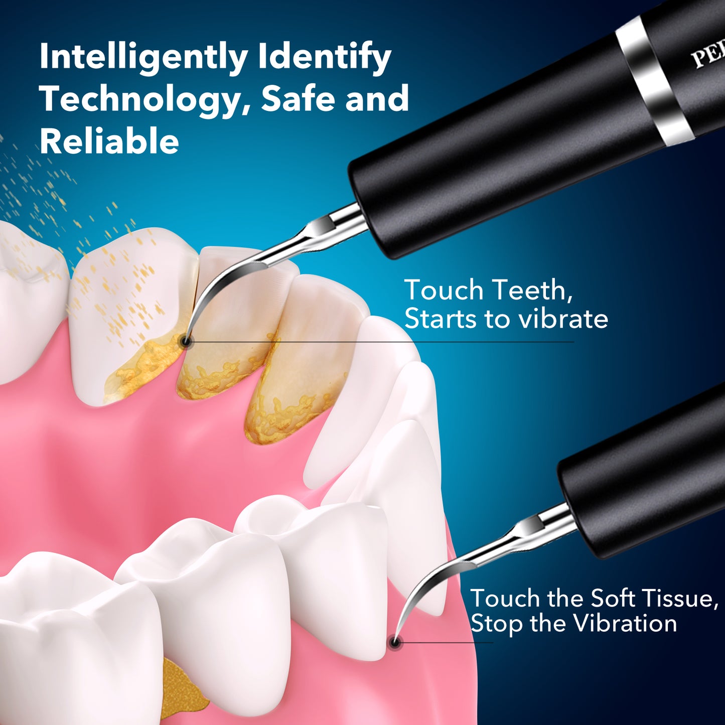 Black ultrasonic dental calculus remover