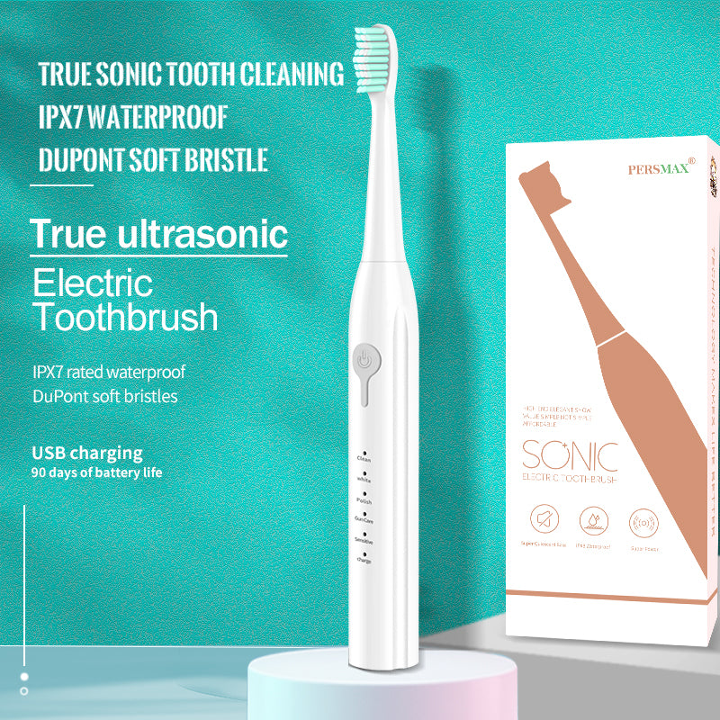 PERSMAX |White Powerful Electric Toothbrush - PERSMAX