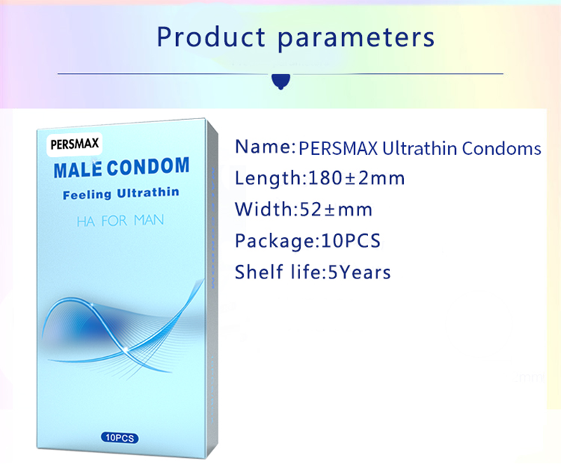 PERSMAX Condoms for Man - Ultra Thin Condoms - PERSMAX