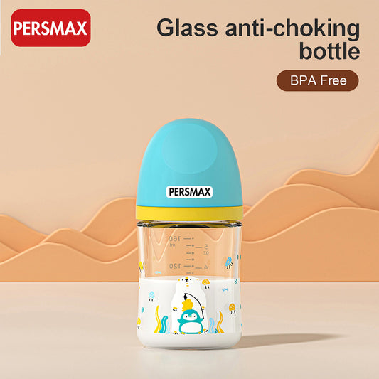 PERSMAX Nursing bottles - Glass anti-choking bottle - PERSMAX