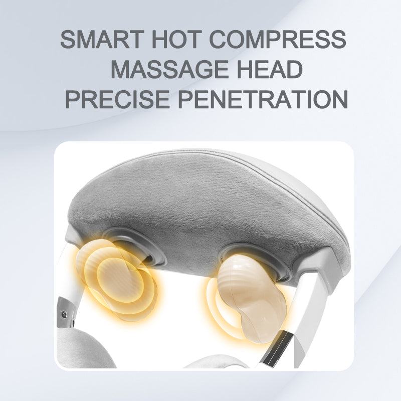 PERSMAX Massage apparatus with Smart Hot Compressmassage Head, Grey - PERSMAX