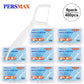 PERSMAX Dental Floss Pick 8pack 400pcs ultra-fine wire to remove teeth gaps family pack adults and children's teeth picking artifact toothpick portable does not hurt teeth