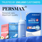 PERSMAX Teeth Whitening Strips – Professional Dentist Approved, Gum-Safe Formula, 28 Non-Slip Strips Kit, 14 Treatment, Pain-Free Express Whitening in 30 Min, Easy to Use for Bright Smile