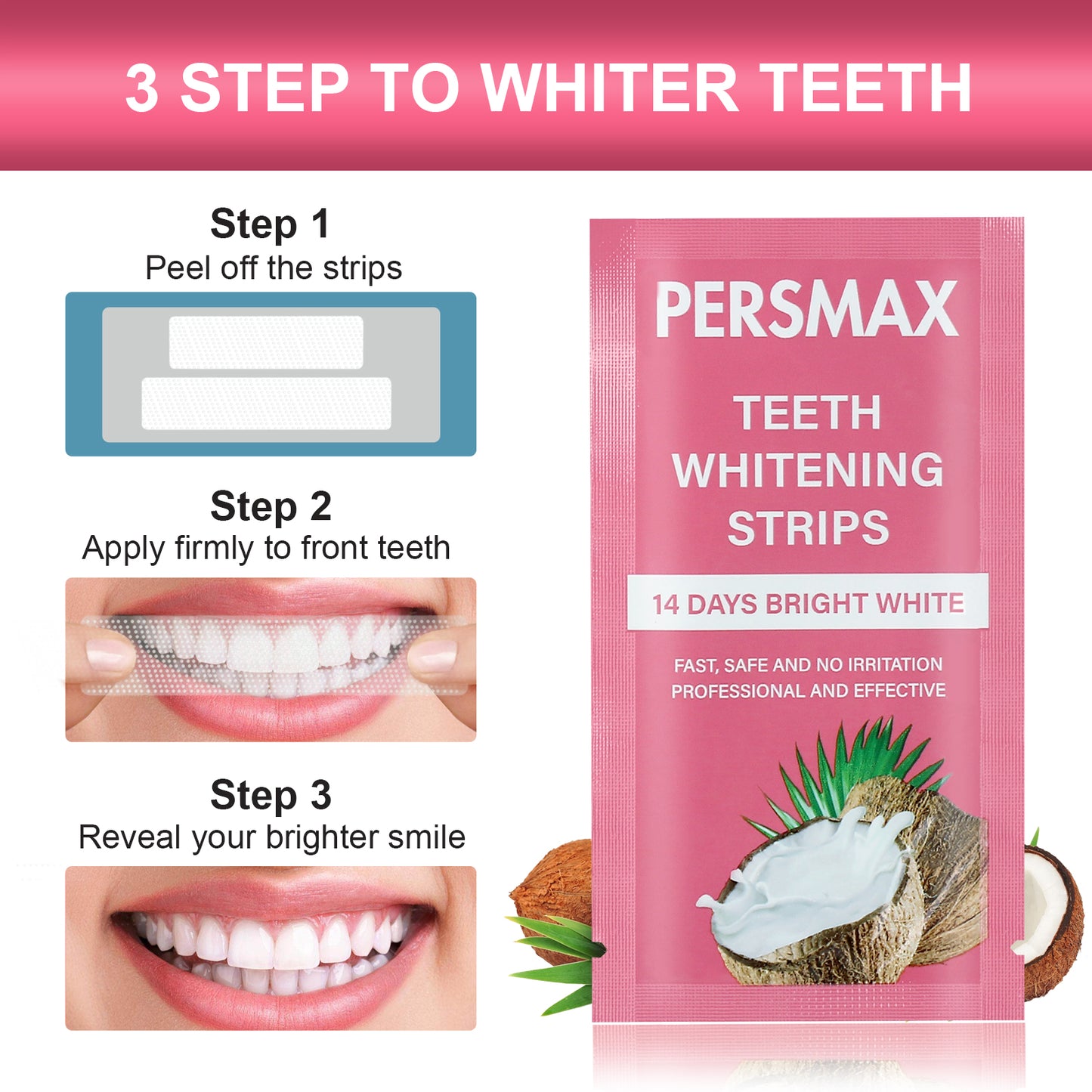 coconut oil teeth whitening strips